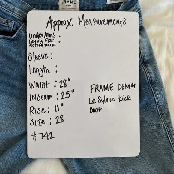 FRAME Le Sylvie Kick Boot In Bobbi Size 28 - Picture 12 of 12